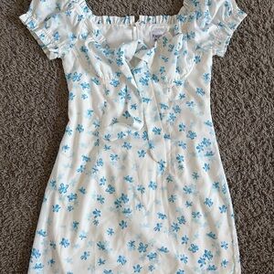 Princess Polly Blue Floral Mini Dress